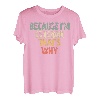 Lustiges personalisiertes Namensshirt Because I'm Esteban That's Why T-Shirt