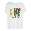 Ich Liebe Camping Camp Campingplatz Camper Campen T-Shirt