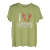 Ich liebe Wandern Klettern Camping Bergwanderer Fernweh T-Shirt