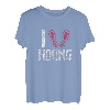 Ich liebe Wandern Klettern Camping Bergwanderer Fernweh T-Shirt