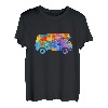 Camping Car Grafik Frauen Kinder Camper Kleidung T-Shirt