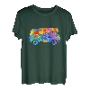 Camping Car Grafik Frauen Kinder Camper Kleidung T-Shirt