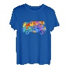 Camping Car Grafik Frauen Kinder Camper Kleidung T-Shirt