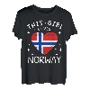 Norwegen Fahne Vintage Norwegische Flagge Herz Norge T-Shirt
