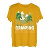 Camping Grandma Camper Campingplatz Hobby Großmutter Oma T-Shirt