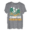 Camping Grandma Camper Campingplatz Hobby Großmutter Oma T-Shirt