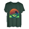 Wandern Landschaft Design Rainbow Mountain T-Shirt