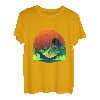 Wandern Landschaft Design Rainbow Mountain T-Shirt