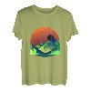 Wandern Landschaft Design Rainbow Mountain T-Shirt