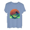 Wandern Landschaft Design Rainbow Mountain T-Shirt
