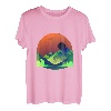 Wandern Landschaft Design Rainbow Mountain T-Shirt