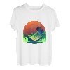 Wandern Landschaft Design Rainbow Mountain T-Shirt