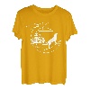 Wolf T-Shirt Mond und Wald Natur Kunst Outdoor-Camping T-Shirt
