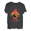 Stay Wild and Free Lagerfeuer Natur Camping Wandern Camper T-Shirt
