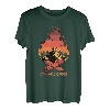 Stay Wild and Free Lagerfeuer Natur Camping Wandern Camper T-Shirt