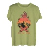 Stay Wild and Free Lagerfeuer Natur Camping Wandern Camper T-Shirt