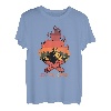 Stay Wild and Free Lagerfeuer Natur Camping Wandern Camper T-Shirt
