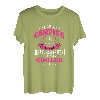 Damen Lustige Camping Oma Spruch Sommer Camp Frauen T-Shirt