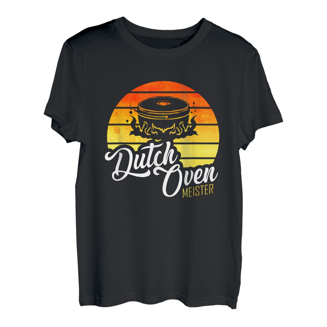 Dutch Oven Meister - Retro Vintage Dopfen Grill Geschenk T-Shirt