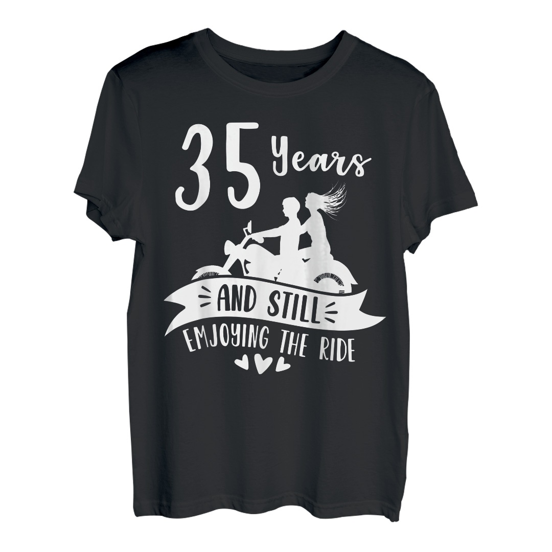 Kreative und Lustige TShirt Sprüche für den 35. Hochzeitstag Hapfox