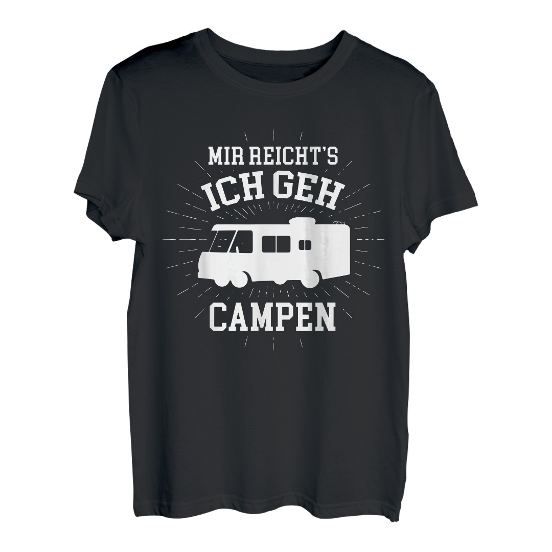 Mir Reichts Ich Geh Campen Wohnmobil Lustiges Camping T-Shirt