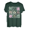 Retro Patricks Day Smile Face Kleeblatt, irisches Kleeblatt, Hippie T-Shirt