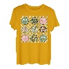 Retro Patricks Day Smile Face Kleeblatt, irisches Kleeblatt, Hippie T-Shirt