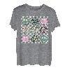 Retro Patricks Day Smile Face Kleeblatt, irisches Kleeblatt, Hippie T-Shirt