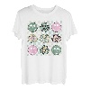 Retro Patricks Day Smile Face Kleeblatt, irisches Kleeblatt, Hippie T-Shirt