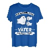 Herren Zweifacher Vater hoch 2 Papa von zwei Kindern Zweifach Papa T-Shirt