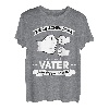 Herren Zweifacher Vater hoch 2 Papa von zwei Kindern Zweifach Papa T-Shirt