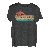Retro-Lacrosse-Lacrosse-Stick-Silhouette im Used-Look T-Shirt