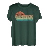 Retro-Lacrosse-Lacrosse-Stick-Silhouette im Used-Look T-Shirt