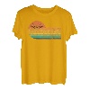 Retro-Lacrosse-Lacrosse-Stick-Silhouette im Used-Look T-Shirt