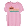Retro-Lacrosse-Lacrosse-Stick-Silhouette im Used-Look T-Shirt