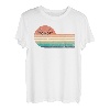Retro-Lacrosse-Lacrosse-Stick-Silhouette im Used-Look T-Shirt