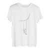 Mondschaukel Astronaut Sterne Weltraummann lustig T-Shirt