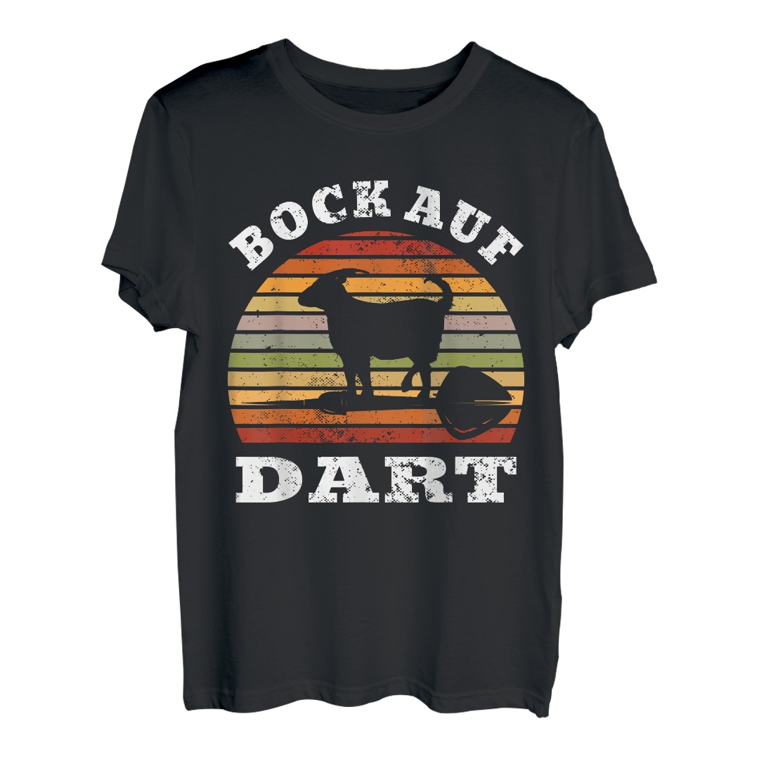 Bock auf Dart | Lustiger Spruch Dartsport Dartpfeile Darts T-Shirt