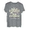 Herren Stiefvater & Stiefsohn Bonus Papa Familie Stiefpapa Spruch T-Shirt