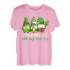Shamrocking With My Gnomies Funny St. Patrick's Day T-Shirt
