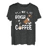 Deutscher Boxer Hund Kaffee Trinken Lustig Geschenk T-Shirt