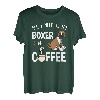 Deutscher Boxer Hund Kaffee Trinken Lustig Geschenk T-Shirt