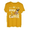 Deutscher Boxer Hund Kaffee Trinken Lustig Geschenk T-Shirt