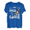 Deutscher Boxer Hund Kaffee Trinken Lustig Geschenk T-Shirt