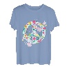 Retro Hippie Blume Blumig Blumenfrieden Zeichen Weltfrieden T-Shirt