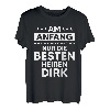 Herren Dirk Lustiger Spruch Name Geburtstag Vatertag T-Shirt