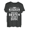 Herren Dirk Lustiger Spruch Name Geburtstag Vatertag T-Shirt