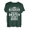 Herren Dirk Lustiger Spruch Name Geburtstag Vatertag T-Shirt