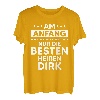 Herren Dirk Lustiger Spruch Name Geburtstag Vatertag T-Shirt