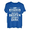 Herren Dirk Lustiger Spruch Name Geburtstag Vatertag T-Shirt